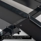 332201 Titan Ramps Dual Steel Motorcycle Carrier with Ramp Extension - 600 lb Total Capacity 6