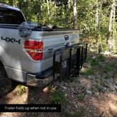332205 Titan Ramps 60 x 20 Hitch-Mounted Steel Cargo Carrier Basket - 500 lb Capacity 3