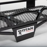 332205 Titan Ramps 60 x 20 Hitch-Mounted Steel Cargo Carrier Basket - 500 lb Capacity 4