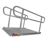 48WCER-HR6 Titan Ramps 6 x 48 Wheelchair Entry Ramp with Handrails 7