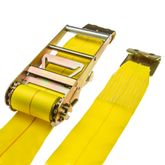 4in-RatFlat40 4 x 40 Heavy-Duty Ratchet Strap with Flat Hooks 4IN-RATFLAT40__1