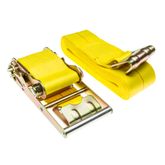 4in-RatFlat40 4 x 40 Heavy-Duty Ratchet Strap with Flat Hooks 4IN-RATFLAT40__3