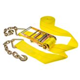 4in-RatChain40 4 x 40 Heavy-Duty Ratchet Strap with Chain Extensions