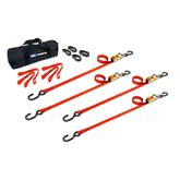 510008 1 x 6 ATV  Motorcycle Ratchet Utility Pack with S-Hook - Orange