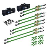 510205 Grab  Go 1 Strap Pack with 2 Small Bags - Lime Green