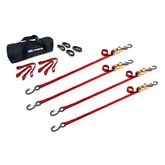 510333 1 x 6 ATV  Motorcycle Ratchet Utility Pack with S-Hook and Keeper - Red