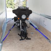 512011 2 x 6 Motorcycle Ratchet Pack with Integrated Soft Loops S-Hooks - Blue 1