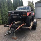 518220 2 x 10 Ultra Pack Tie-Down Straps with Detachable Axle Straps Direct Hook Ends  Chain Extensions - Orange 1