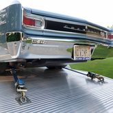 519128 2 x 8 Super Pack Tie-Down Strap Kit with Integrated Axle Straps Direct Hook Ends  Chain Extensions - Pink 2