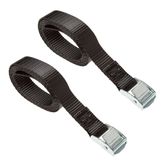 60-WHLTIE-2 1 x 5 Tie-Down Straps with Steel Clamps - 2-pk
