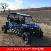 890041 Titan Ramps Aluminum Roof For Polaris RZR 4-Door - Black 1