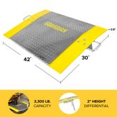 ADP-3042-3300 30 x 42 38 Thick Guardian Aluminum Dock Plate El2_v2