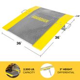 ADP-3636-2500 36 x 36 38 Thick Guardian Aluminum Dock Plate El2_V2