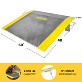 ADP-4860-2900 48 x 60 38 Thick Guardian Aluminum Dock Plate El2_v2