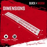 AFP-9012 Black Widow Aluminum Folding Arched Plate-Style Single Runner Motorcycle Ramp AI7