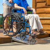 ATR60024 24 L x 36 W - Silver Spring Aluminum Adjustable Threshold Ramp 3