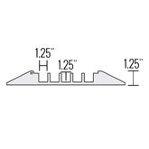 BB5EB-125-T-Y 5-Channel Bumble Bee Cable Protector End Caps for 125 Dia Cables 2