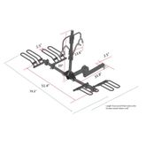 BC-4078-4 Elevate Outdoor Hitch-Mounted 4 Bike Platform Rack 2