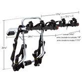 BC-4079-3 Elevate Outdoor Trunk Bike Rack  3 Bike 4