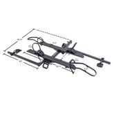 BC-4098-EF-EZFOLD Elevate Outdoor EZ-Fold Platform Rack for E-bikes  Fat Tire Bikes  2 Bike 2