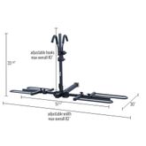 CL-BC-7845-2 Two Bike - Apex Tray-Style Hitch Bike Rack BC-7845-2__5