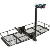 CL-BCCB-BD2 2 Bicycle Apex Steel Basket Cargo Carrier with Bike Rack