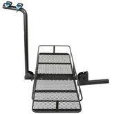 CL-BCCB-BD2 2 Bicycle Apex Steel Basket Cargo Carrier with Bike Rack BCCB-BD2__1