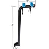 CL-BCCB-BD2 2 Bicycle Apex Steel Basket Cargo Carrier with Bike Rack BCCB-BD2__5