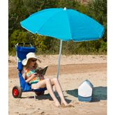 CL-BFC-BLUE Blue Folding Beach Fishing Chair  Cart BFC-BLUE__1