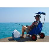 CL-BFC-BLUE Blue Folding Beach Fishing Chair  Cart BFC-BLUE__2