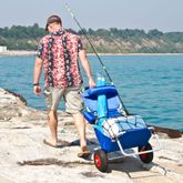 CL-BFC-BLUE Blue Folding Beach Fishing Chair  Cart BFC-BLUE__4