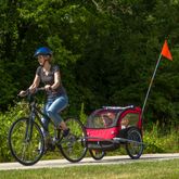 CL-BT-502 Apex Double Stroller and Bike Trailer BT-502__2