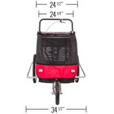 CL-BT-502 Apex Double Stroller and Bike Trailer BT-502__4
