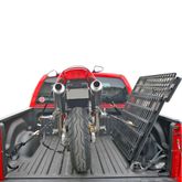 BW-14440-HD 12 Long Black Widow Aluminum Heavy-Duty 4-Beam Folding Arched Motorcycle Ramp 1