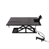 Black Widow ProLift ATV Scissor Lift Table | 1,500 Lb Capacity Pneumatic Air Lift 31.25" Height Extra-Wide Platform With Removable Ramps