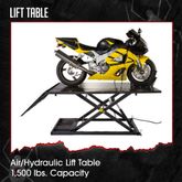 BW-1500AO-V2-BYO AirHydraulic Motorcycle Lift Table - Build Your Own Shop Kit Package