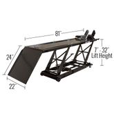 CL-BW-550 Black Widow Hydraulic Motorcycle Lift Table - 1000 lb Capacity BW-550__2