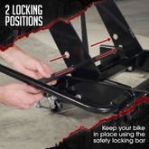 BW-680 Black Widow Hydraulic Motorcycle Lift Table - 1000 lb Capacity 7