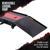 BW-680 Black Widow Hydraulic Motorcycle Lift Table - 1000 lb Capacity 9