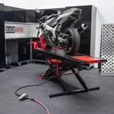 BW-PROLIFT-HD Black Widow ProLift Heavy-Duty Pneumatic Motorcycle Lift Table - 1500 lb Capacity 1