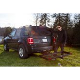 CC-F6020-DLX 60 Long Apex Steel Tray Folding Cargo Carrier 2