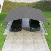 CCP24207 24 W x 20 L x 7 H Versatube 2-Car Carports 3