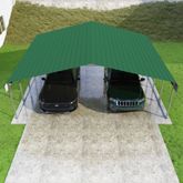 CCP24207 24 W x 20 L x 7 H Versatube 2-Car Carports 4