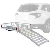 CL-ACC500-DLX Apex Aluminum Basket Deluxe Cargo Carrier with Ramp 4
