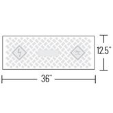 CL2X150-5GP-O 2-Channel Cross-Link Cable Protector Bridge for 5-Channel Linebacker Cable Protectors - Orange 2