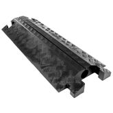 CP1X225-GP-B 1-Channel Split-Top Linebacker Cable Protector for 225 Dia Cables - Black