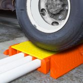 CP4X300-YO 4-Channel Linebacker Cable Protector for 3 Dia Cables 1