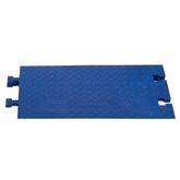 CPRP-1X225-BLU Cross-Guard ADA Ramp for 1-Channel Linebacker Cable Protectors - Blue