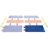CPRP-1X225-BLU Cross-Guard ADA Ramp for 1-Channel Linebacker Cable Protectors - Blue 3