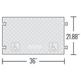 CPRP-5GD-BLU Cross-Guard ADA Ramp for 5-Channel Guard Dog Cable Protectors 2